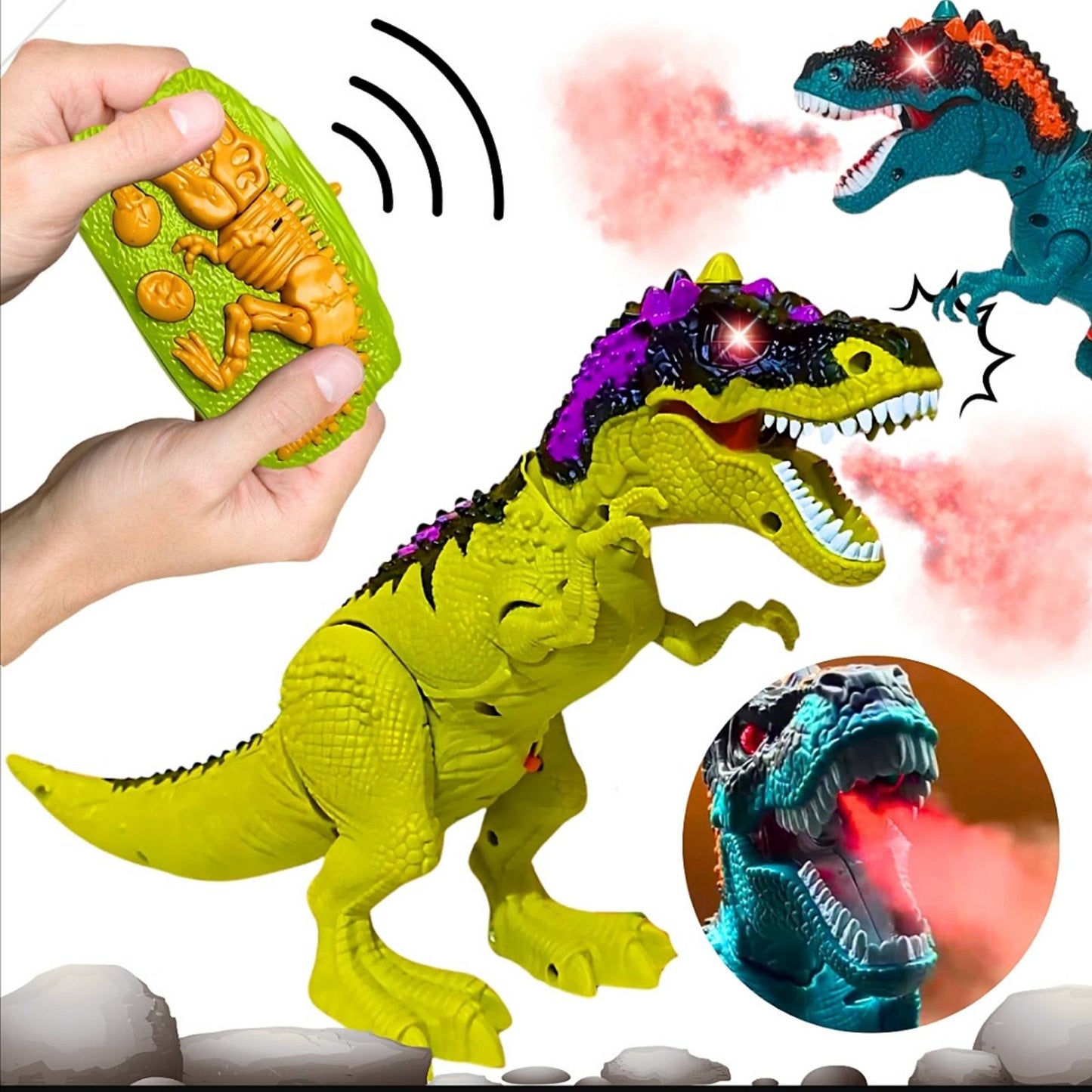 🦖 T-Rex Robot Dinosaur sa dim efektom na daljinski