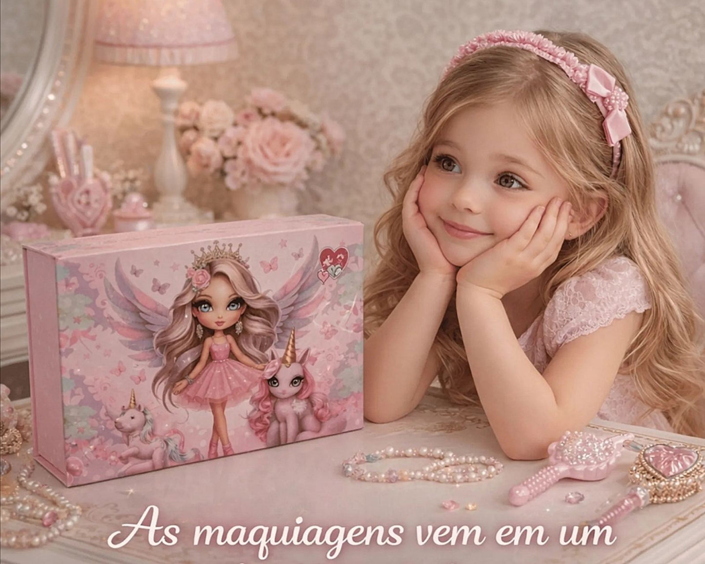 Veliki kozmetički set za male princeze