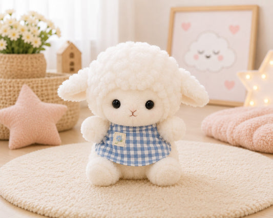 🐑 Plišana ovčica 30 cm – mekana igračka za decu
