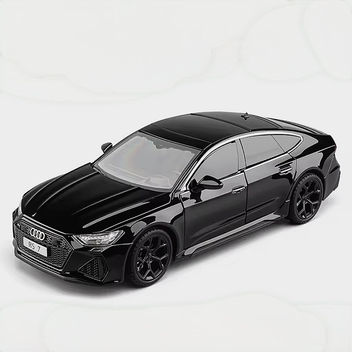 Metalni Audi RS7 1:24 – Svetla, Zvučni Efekti i Personalizovane Tablice